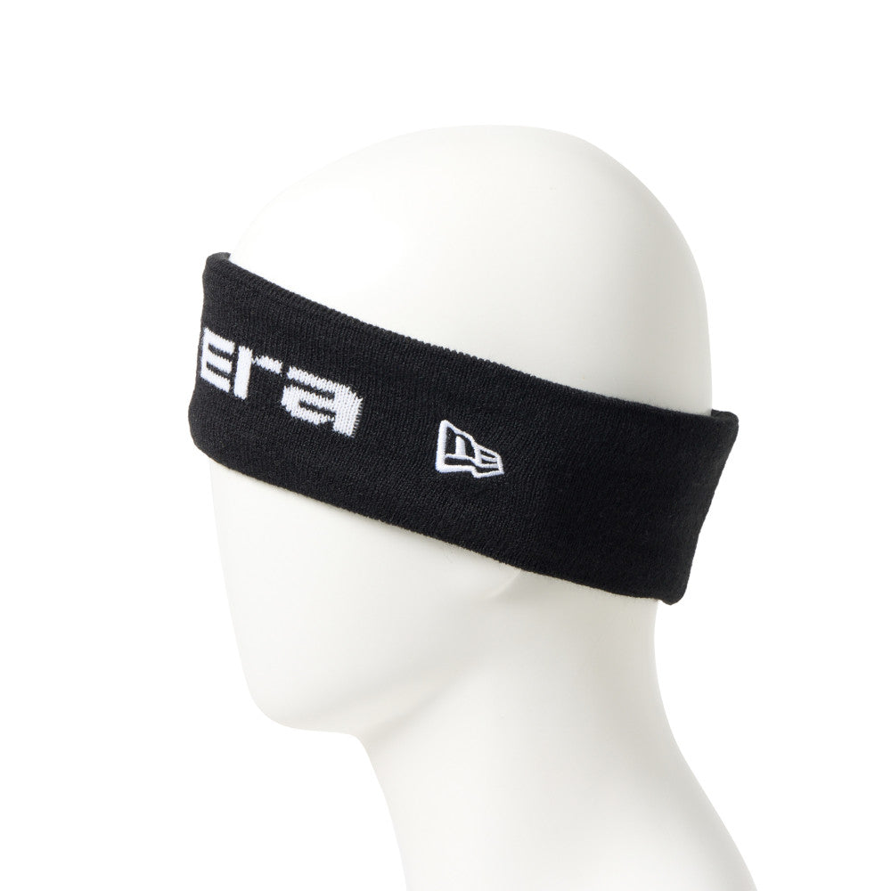 New Era Wordmark Logo Black Knit Headband
