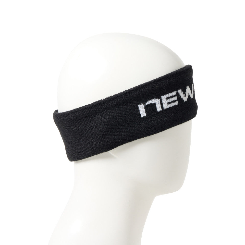 New Era Wordmark Logo Black Knit Headband