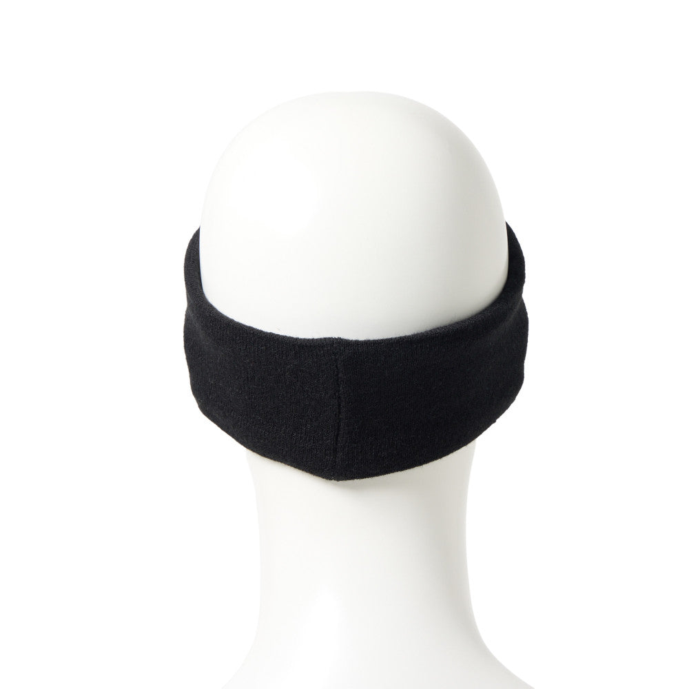 New Era Wordmark Logo Black Knit Headband