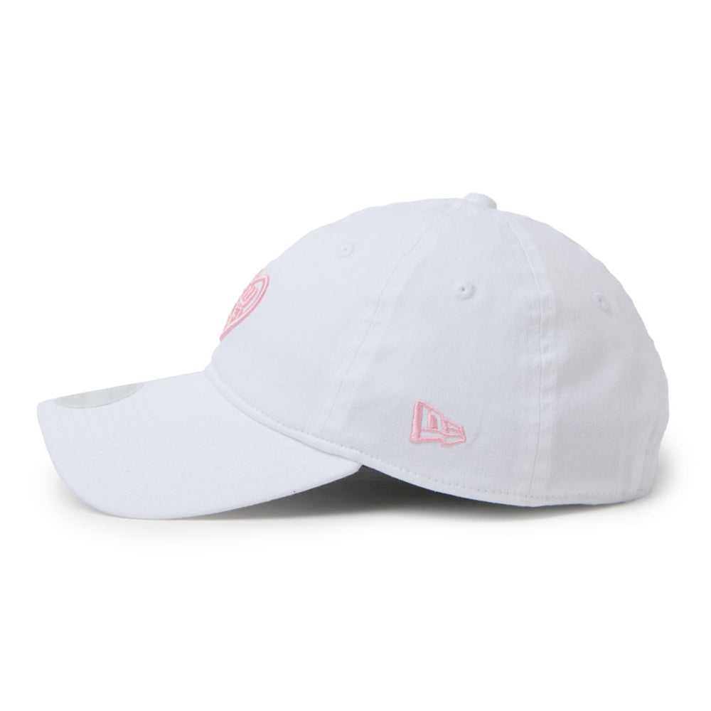New Era Golf Women with Heart Logo White 9TWENTY Adjustable Cap