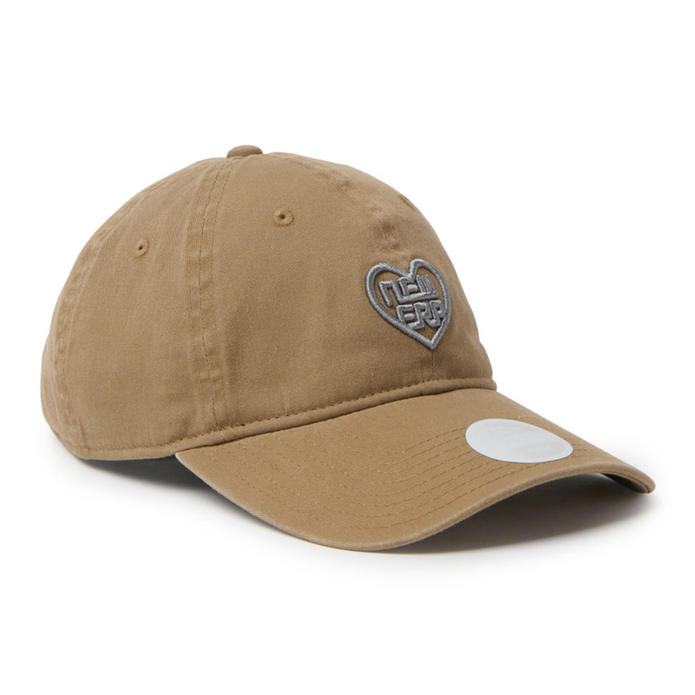 New Era Golf Women with Heart Logo Khaki 9TWENTY Adjustable Cap