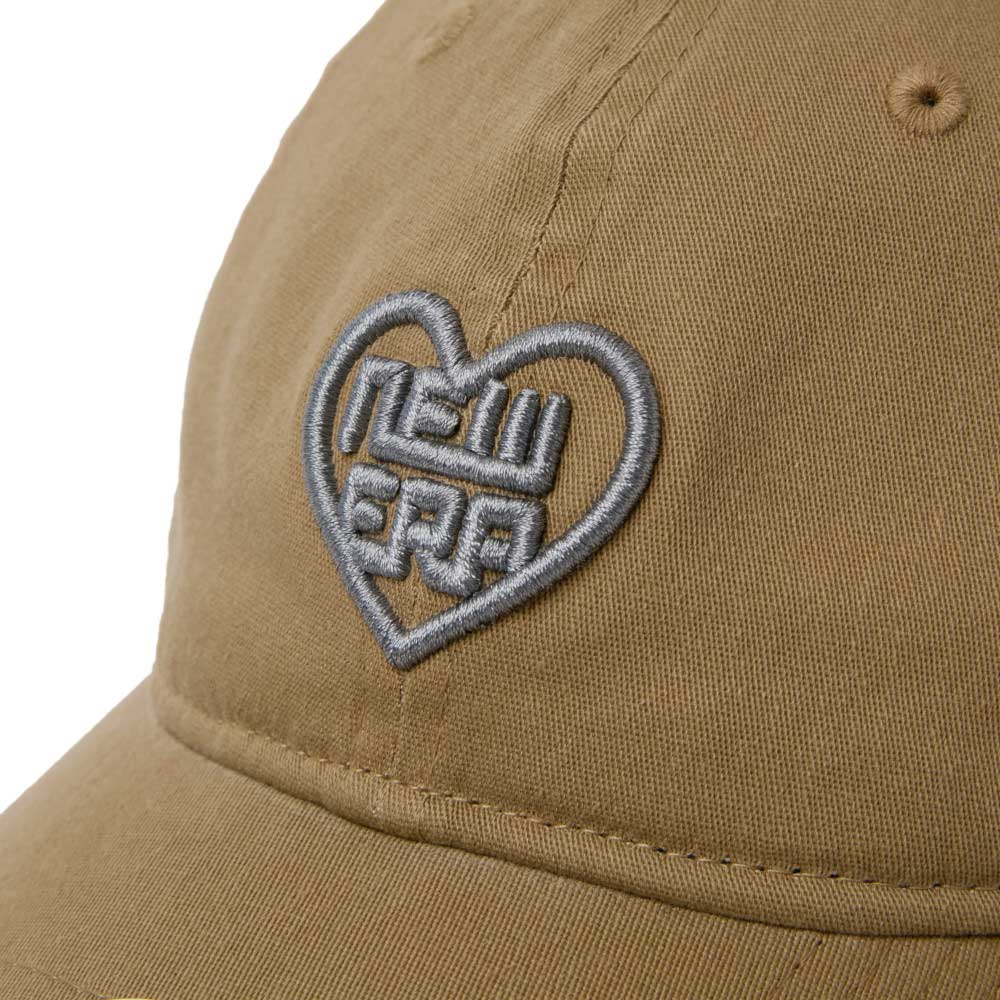 New Era Golf Women with Heart Logo Khaki 9TWENTY Adjustable Cap