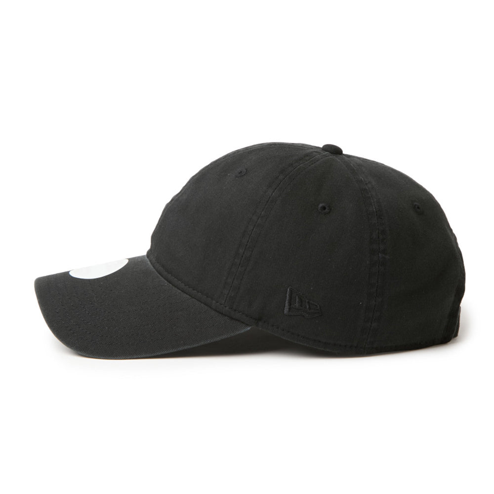 New Era Script Logo Metal Logo Black Women 9TWENTY Adjustable Cap