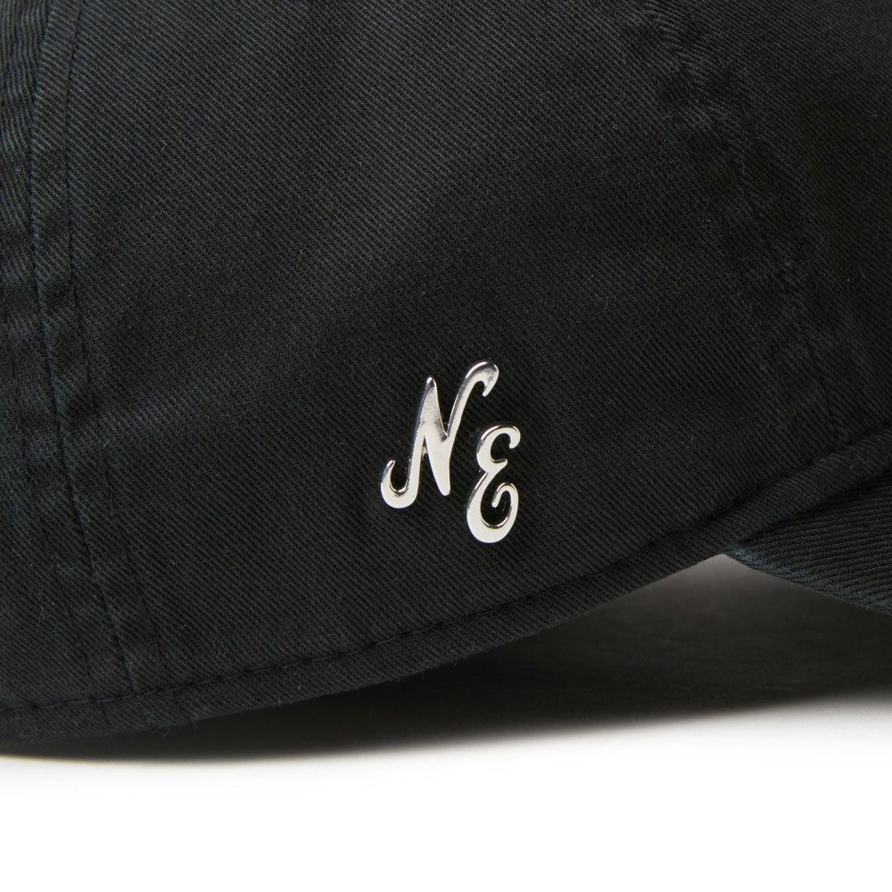 New Era Script Logo Metal Logo Black Women 9TWENTY Adjustable Cap