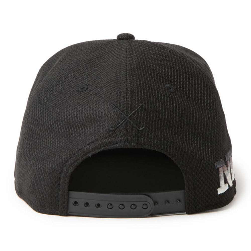 New Era Golf Diamond Era 4C Logo Black 9FIFTY Snapback Cap