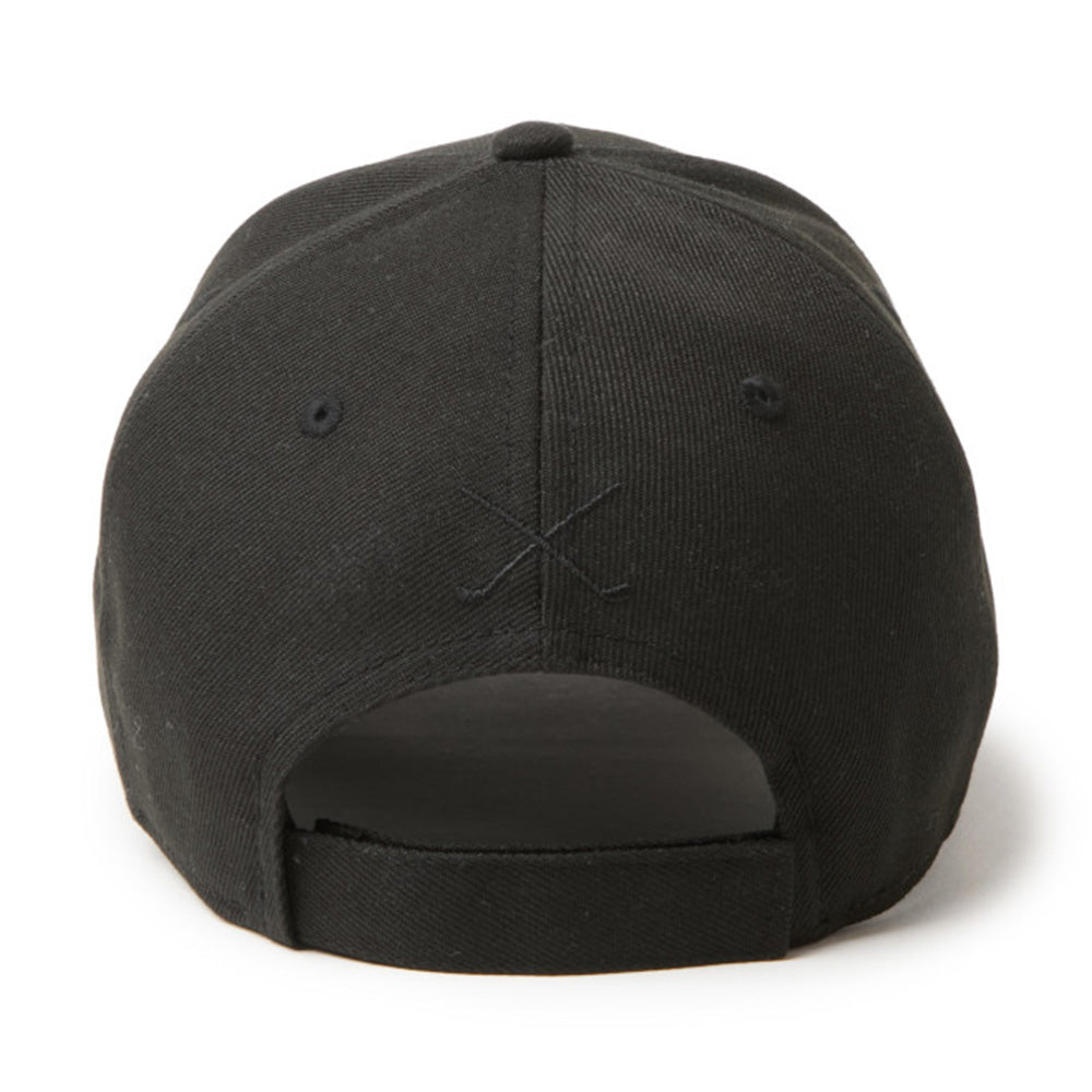 New Era Golf Layered Visor Bar Logo Black 9FORTY Adjustable Cap
