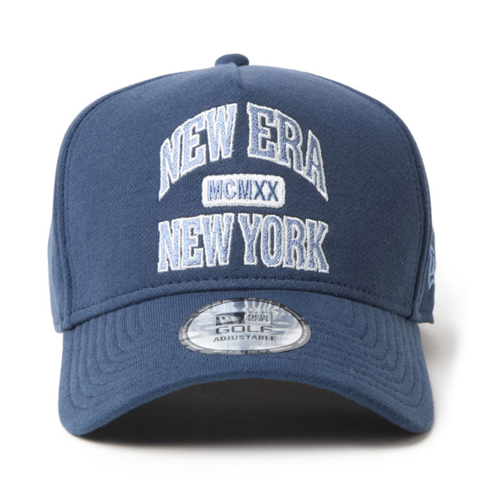 New Era Golf Sweat Collage Navy 9FORTY A-Frame Adjustable Cap