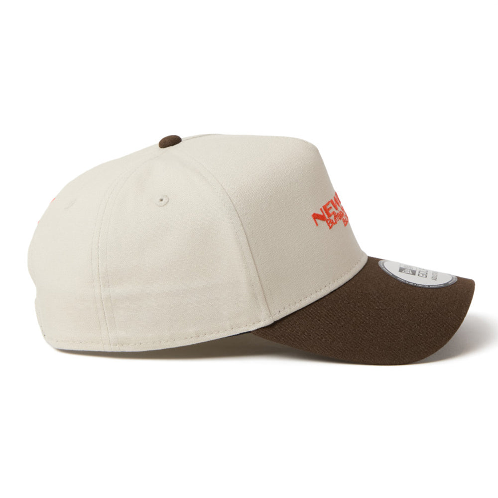New Era Golf Wordmark Logo Duck Two Tone Stone Walnut 9FORTY A-Frame Adjustable Cap