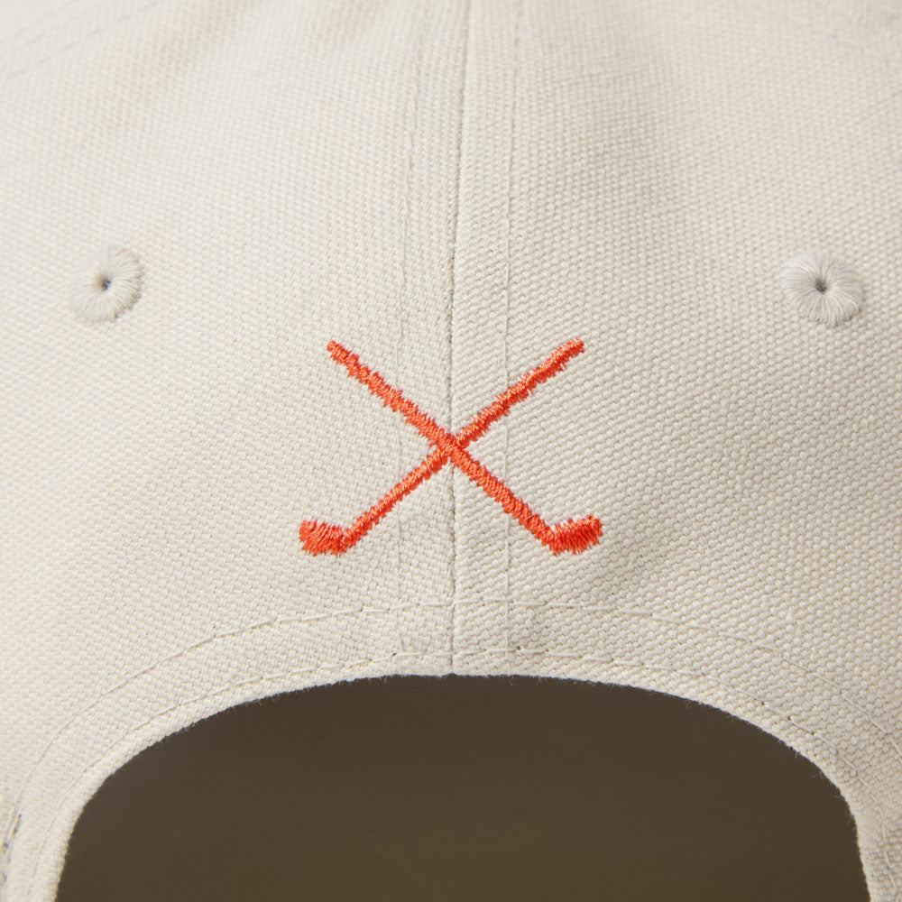 New Era Golf Wordmark Logo Duck Two Tone Stone Walnut 9FORTY A-Frame Adjustable Cap