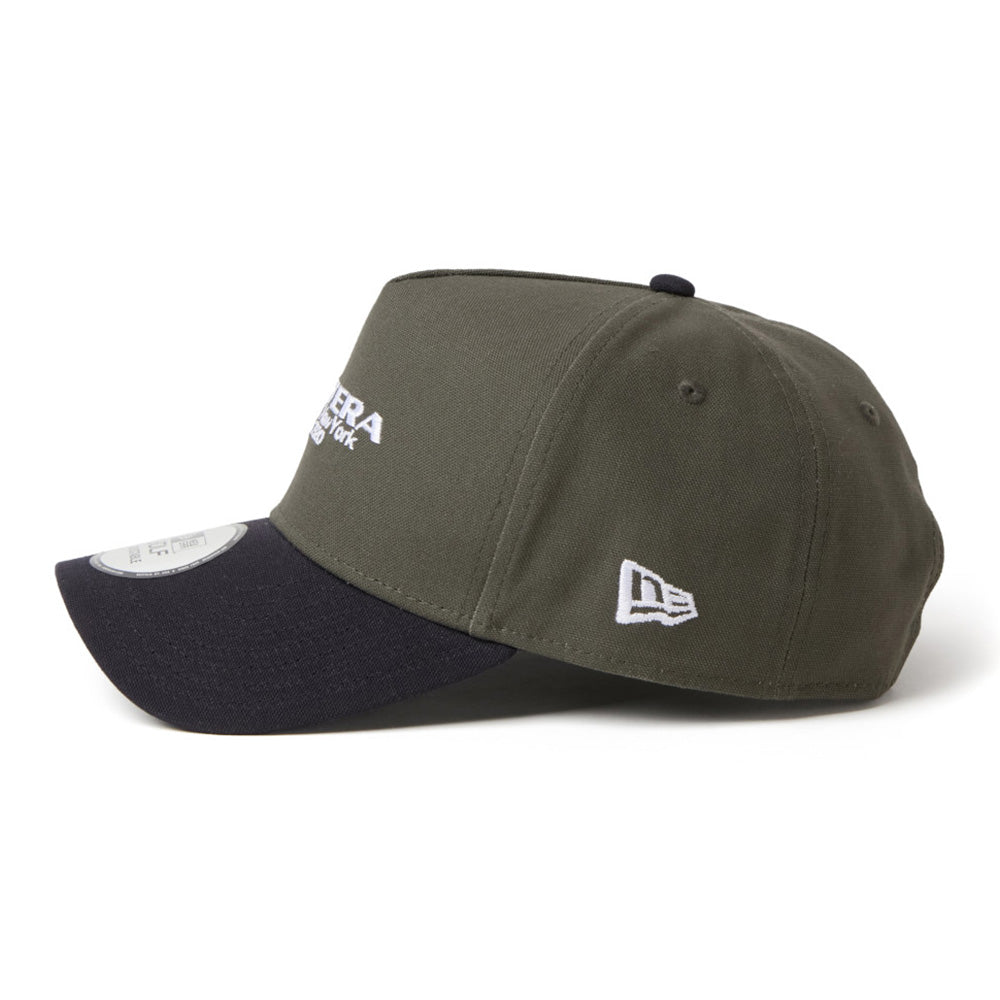 New Era Golf Wordmark Logo Duck Two Tone Moss Navy 9FORTY A-Frame Adjustable Cap
