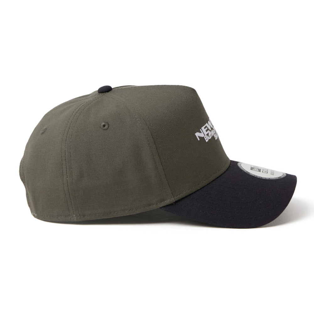 New Era Golf Wordmark Logo Duck Two Tone Moss Navy 9FORTY A-Frame Adjustable Cap