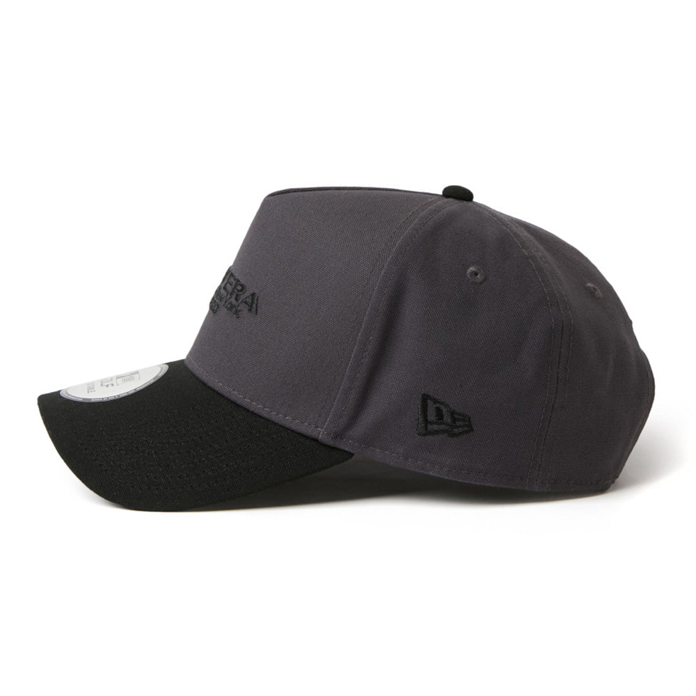 New Era Golf Wordmark Logo Duck Two Tone Grey Black 9FORTY A-Frame Adjustable Cap
