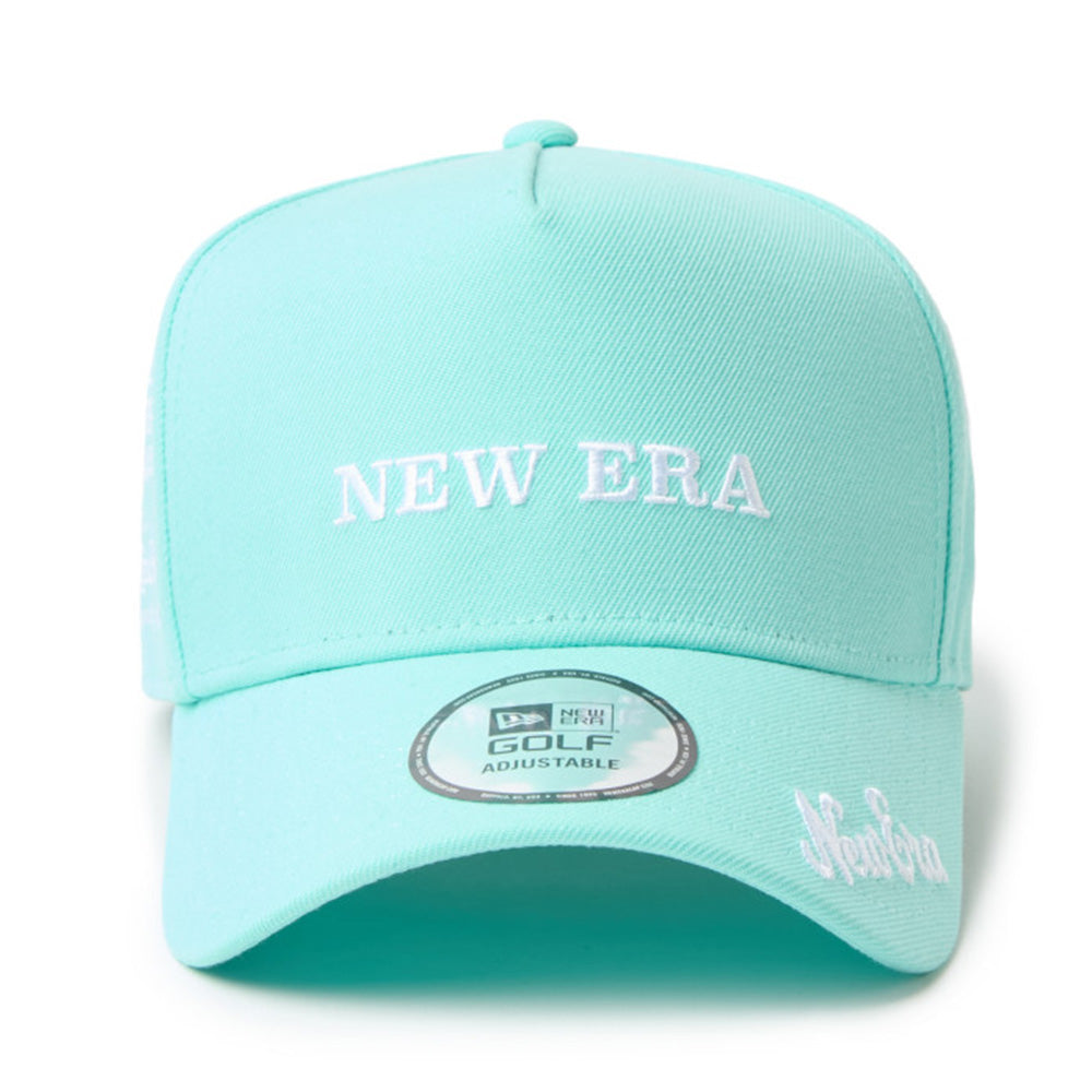 New Era Wordmark Golf Archive Logo Mint Green 9FORTY A-Frame Snapback Cap