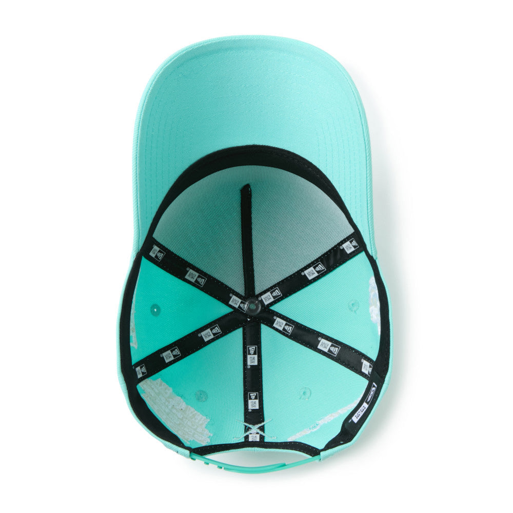New Era Wordmark Golf Archive Logo Mint Green 9FORTY A-Frame Snapback Cap