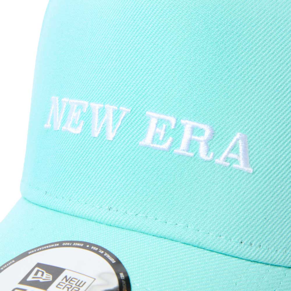 New Era Wordmark Golf Archive Logo Mint Green 9FORTY A-Frame Snapback Cap