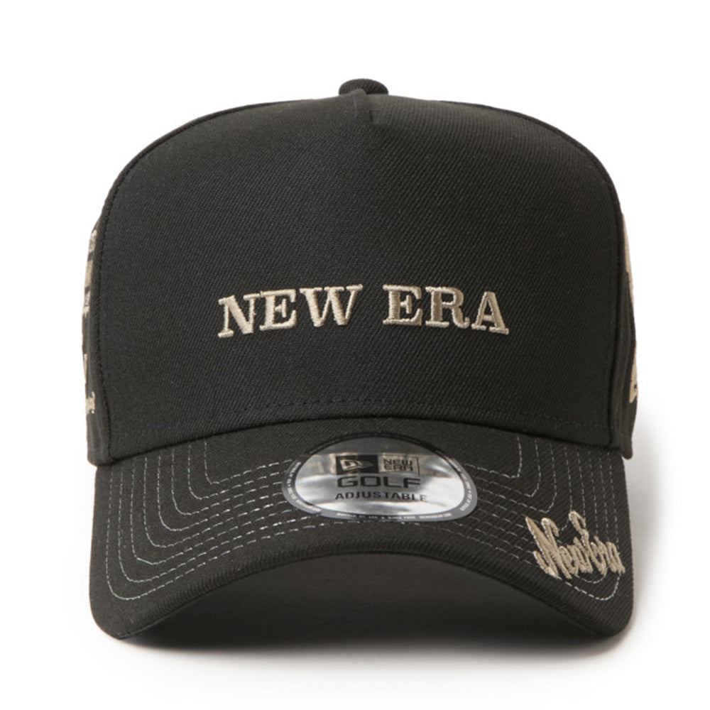 New Era Wordmark Golf Archive Logo Cyan 9FORTY A-Frame Snapback Cap