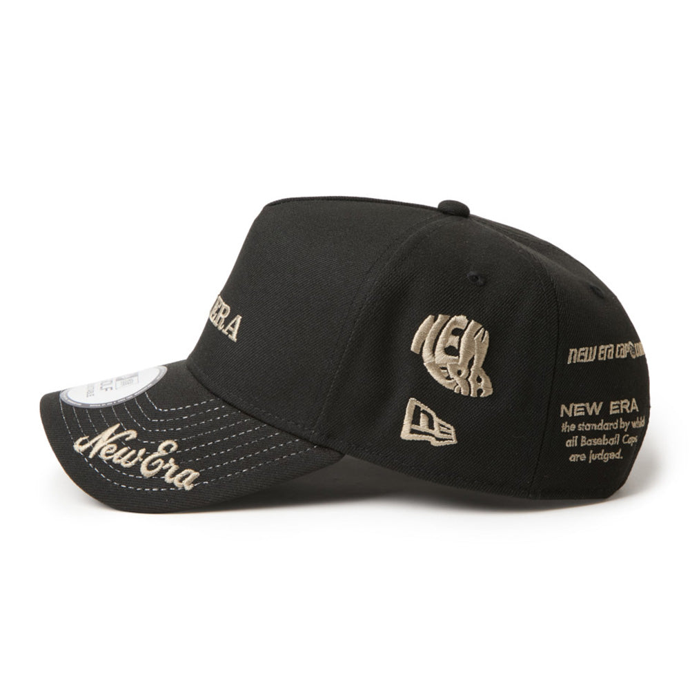 New Era Wordmark Golf Archive Logo Cyan 9FORTY A-Frame Snapback Cap