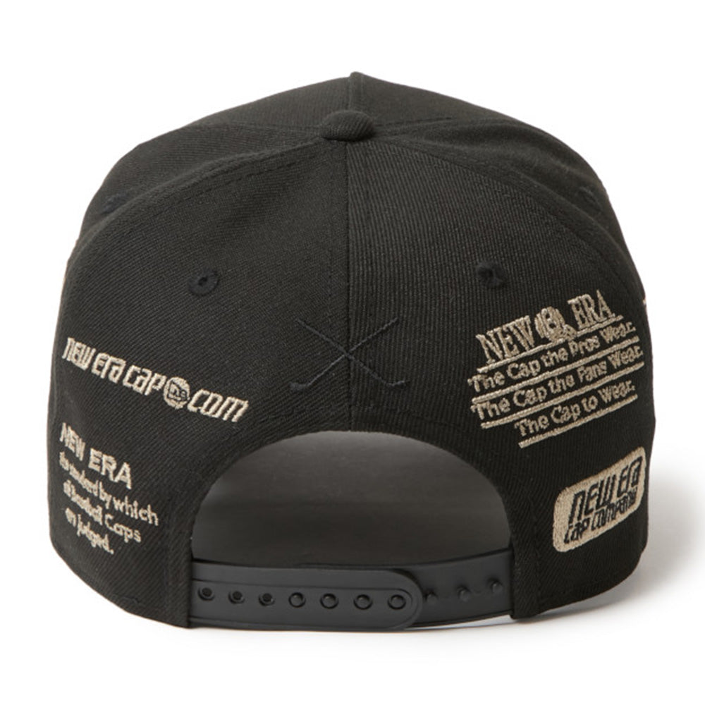 New Era Wordmark Golf Archive Logo Cyan 9FORTY A-Frame Snapback Cap