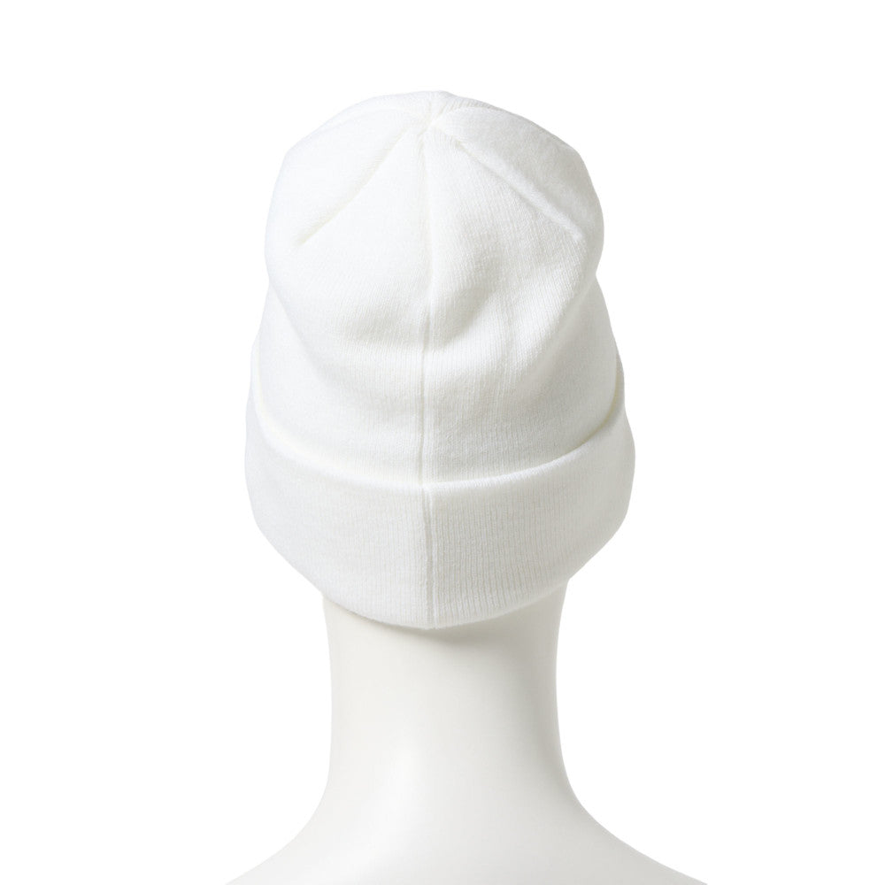 New Era Basic White Cuff Knit Beanie