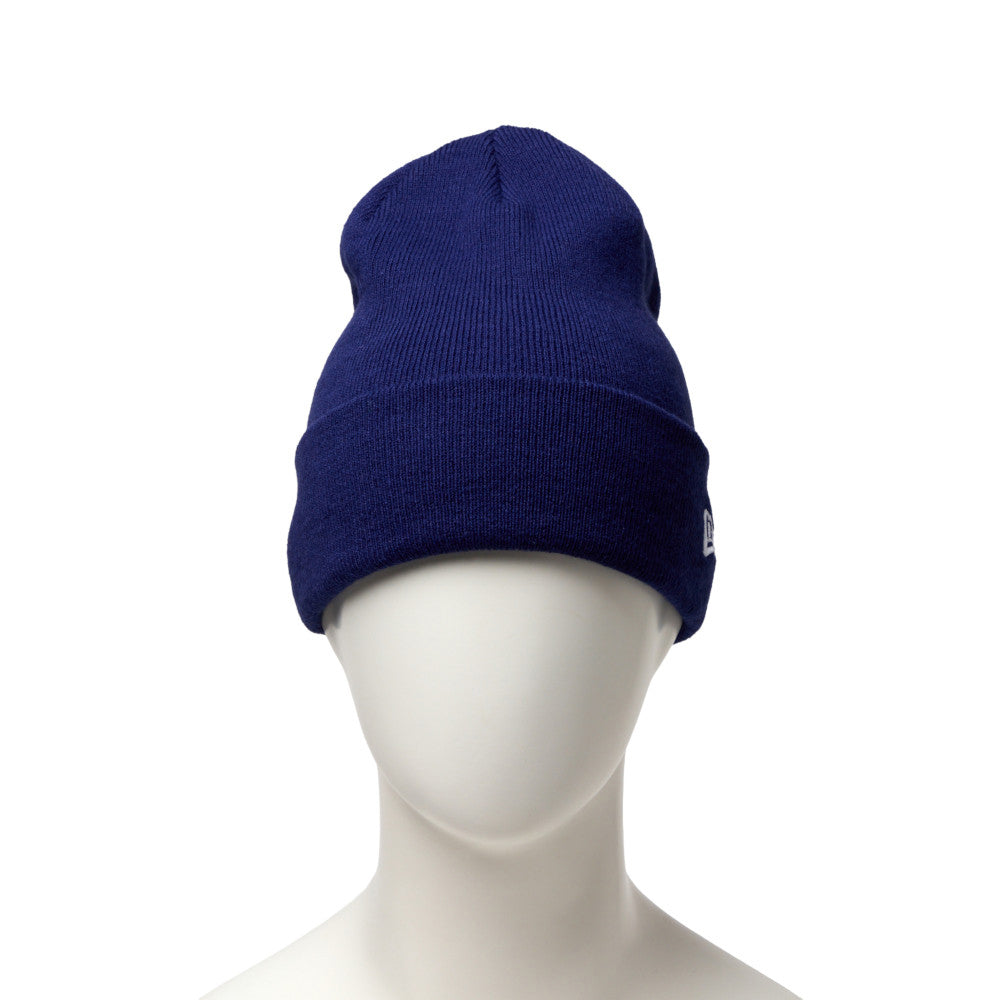 New Era Basic Dark Royal Cuff Knit Beanie