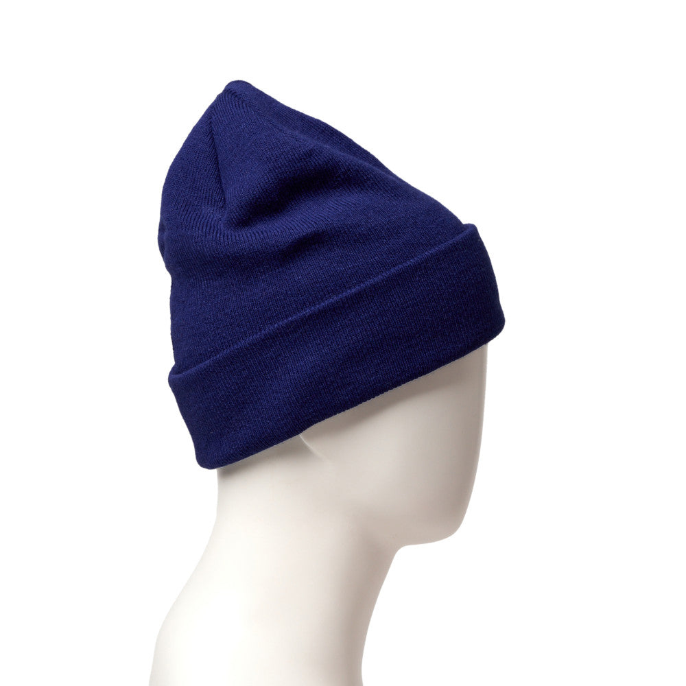 New Era Basic Dark Royal Cuff Knit Beanie