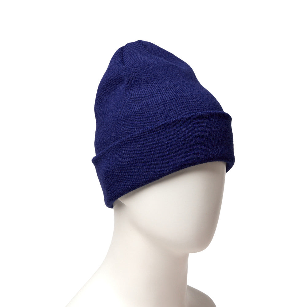 New Era Basic Dark Royal Cuff Knit Beanie