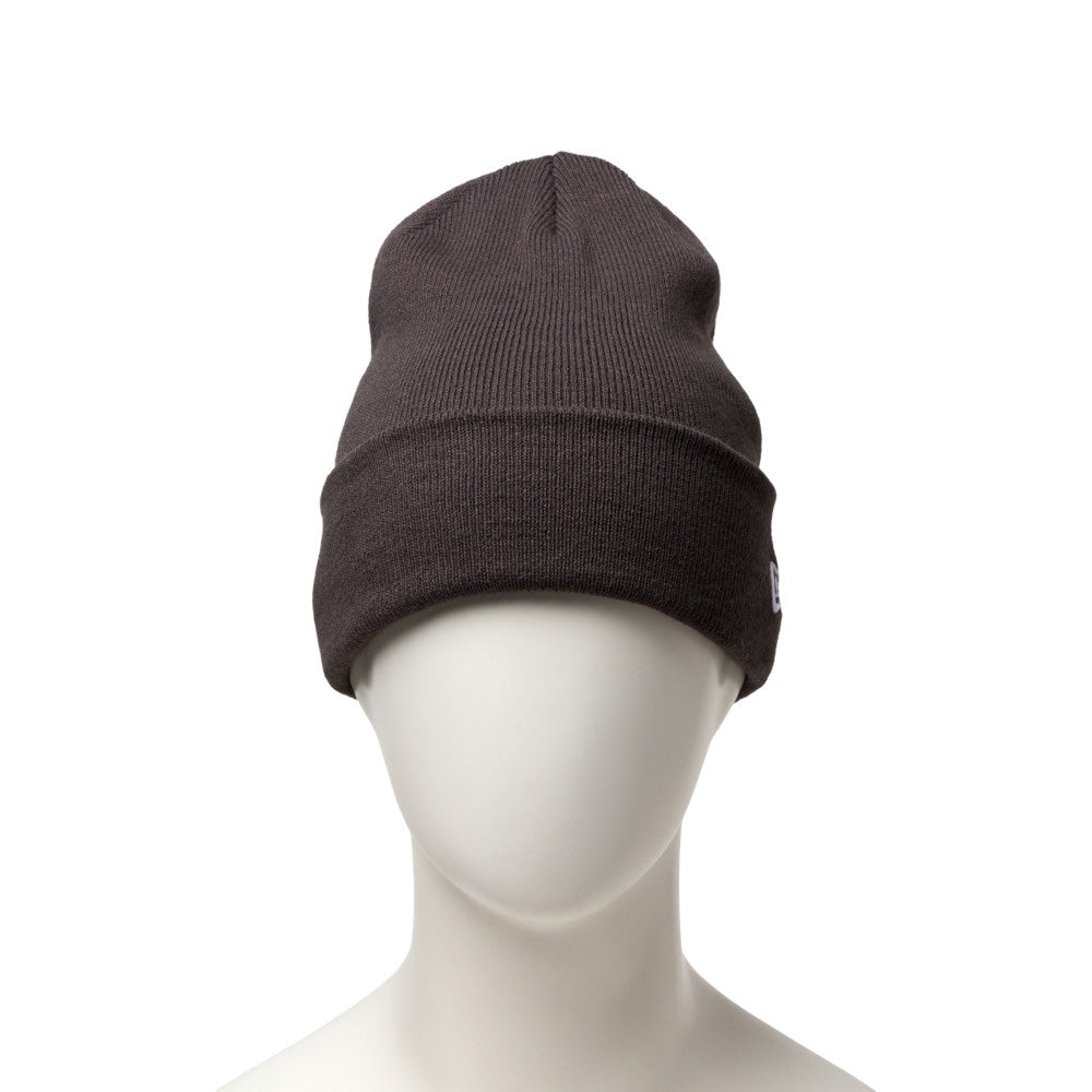 New Era Basic Dark Grey Cuff Knit Beanie