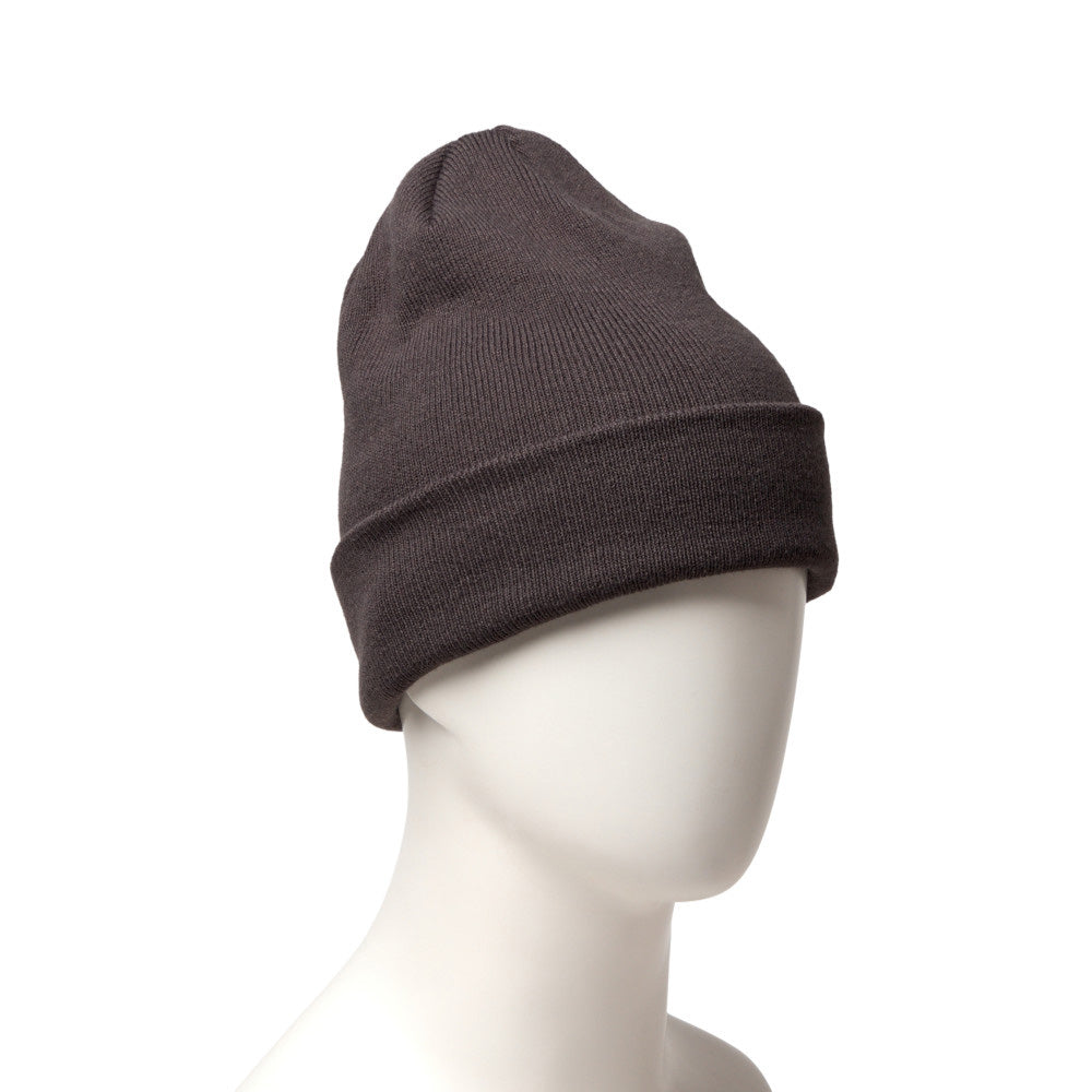 New Era Basic Dark Grey Cuff Knit Beanie
