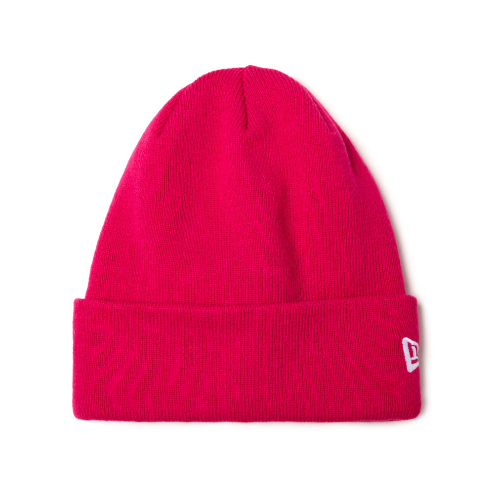 New Era Basic Bright Rose Cuff Knit Beanie