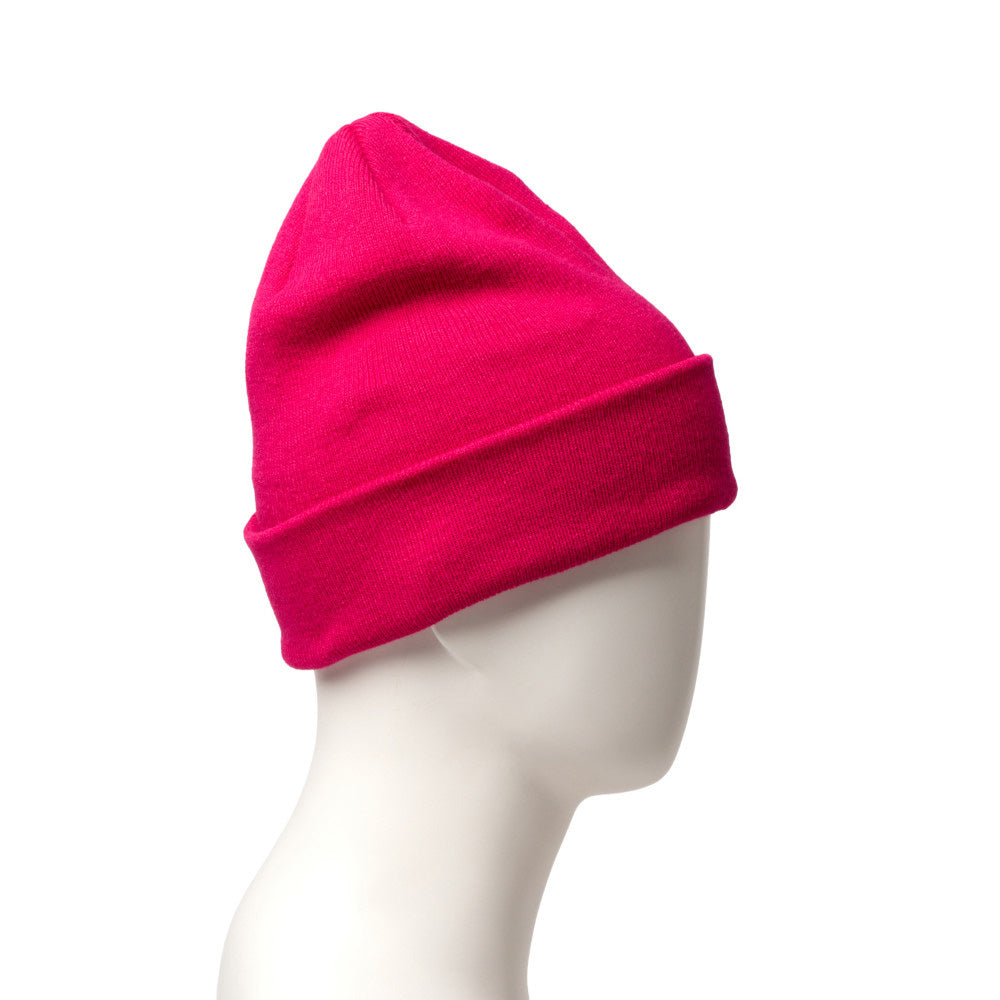 New Era Basic Bright Rose Cuff Knit Beanie