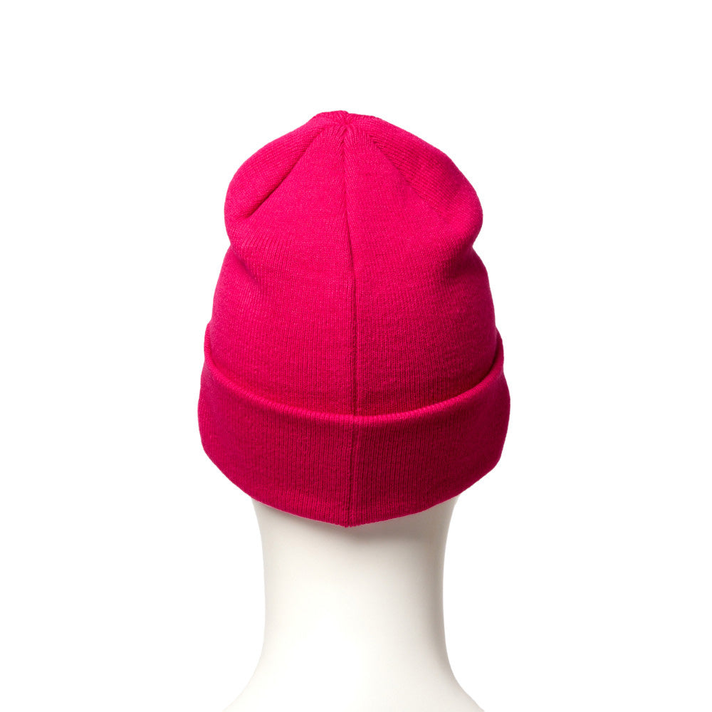 New Era Basic Bright Rose Cuff Knit Beanie