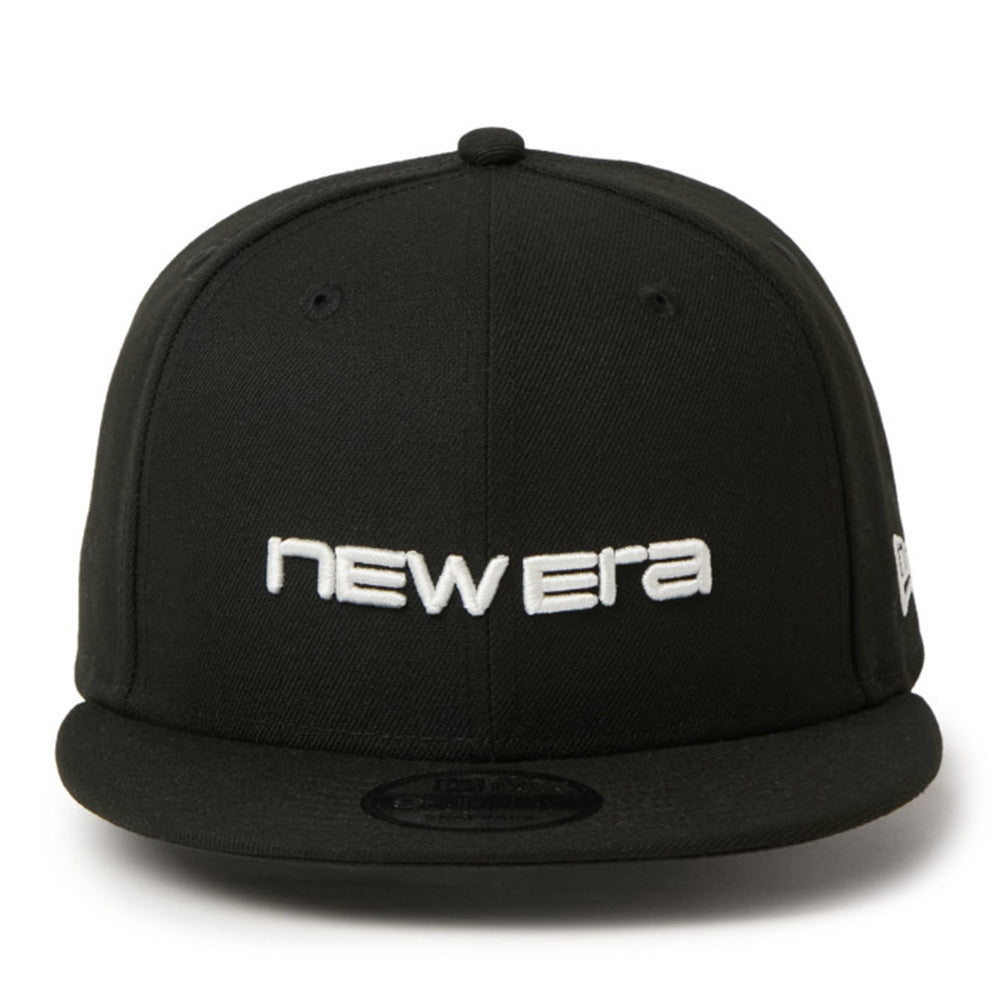 New Era Wordmark Logo Black 9FIFTY Snapback Cap