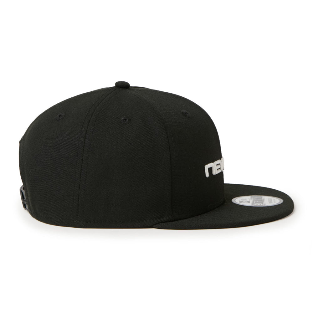 New Era Wordmark Logo Black 9FIFTY Snapback Cap