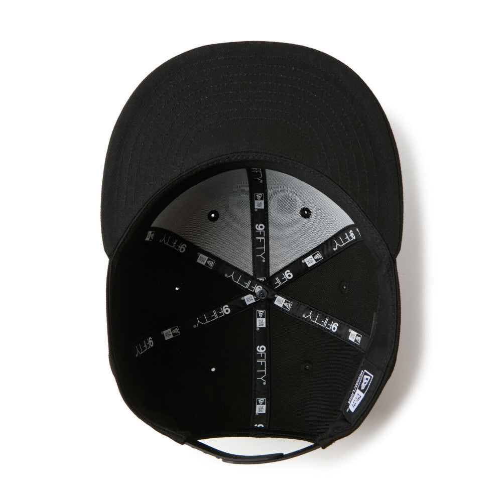 New Era Wordmark Logo Black 9FIFTY Snapback Cap