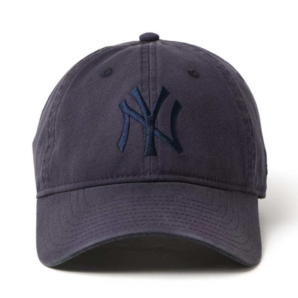 芯なし NEW ERA SUN FADED FITTED CAP YANKEES New York Yankese Sun Faded Navy 9FORTY Adjustable Cap | New Era