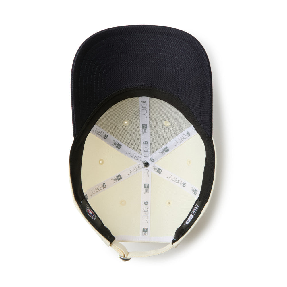New Era New York Yankees Two Tone Chrome White Black 9FORTY Adjustable Cap