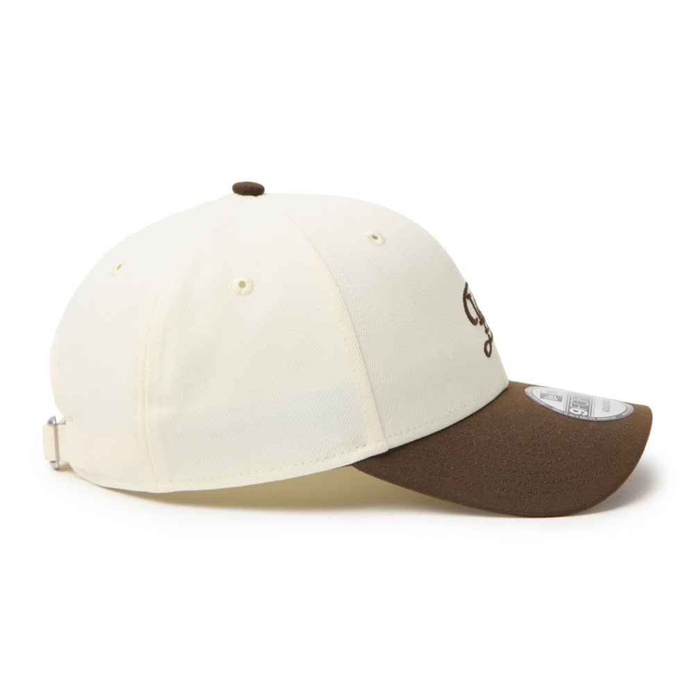 New Era Los Angeles Dodgers Two Tone Chrome White Walnut 9FORTY Adjustable Cap