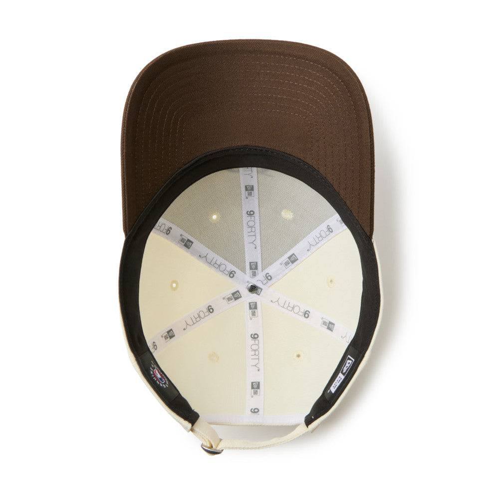 New Era Los Angeles Dodgers Two Tone Chrome White Walnut 9FORTY Adjustable Cap