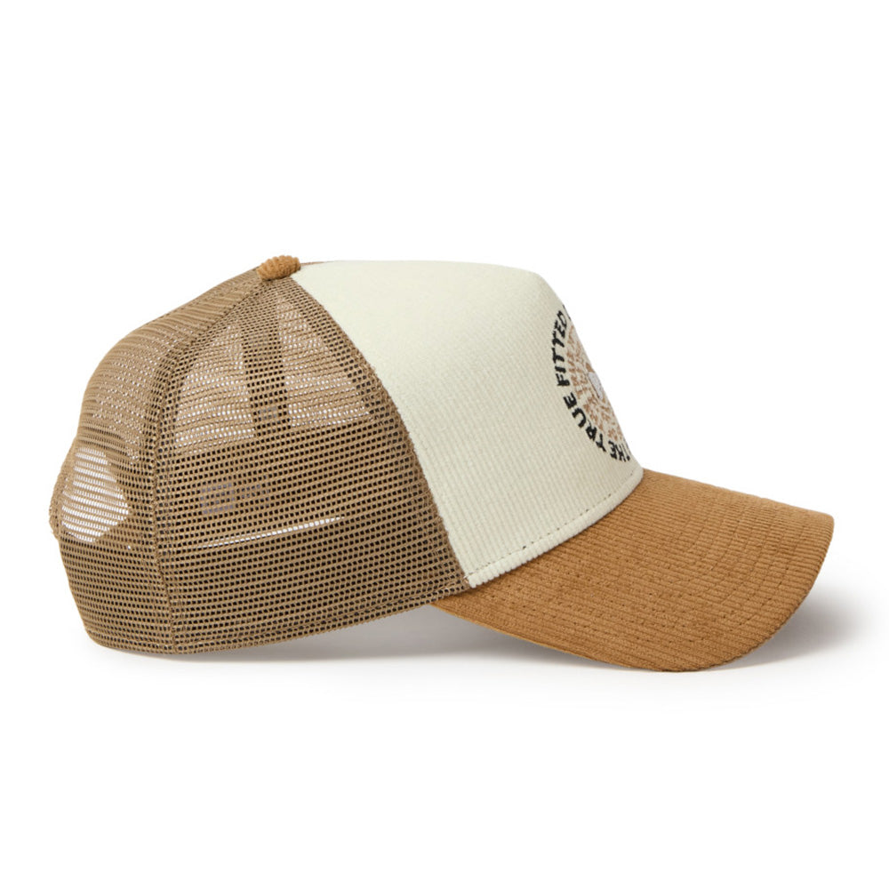 New Era OOTTF Corduroy Brown Chrome White 9FORTY A-Frame Trucker Cap
