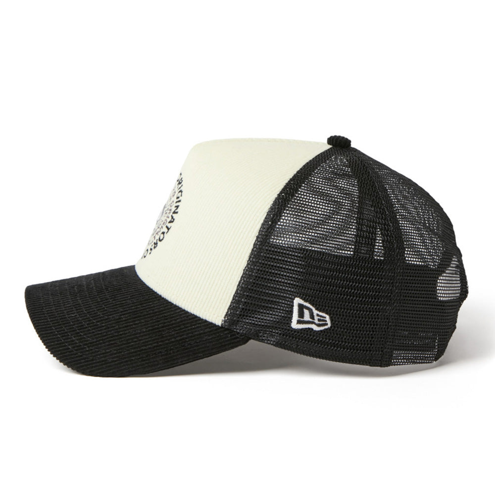 New Era OOTTF Corduroy Black 9FORTY A-Frame Trucker Cap