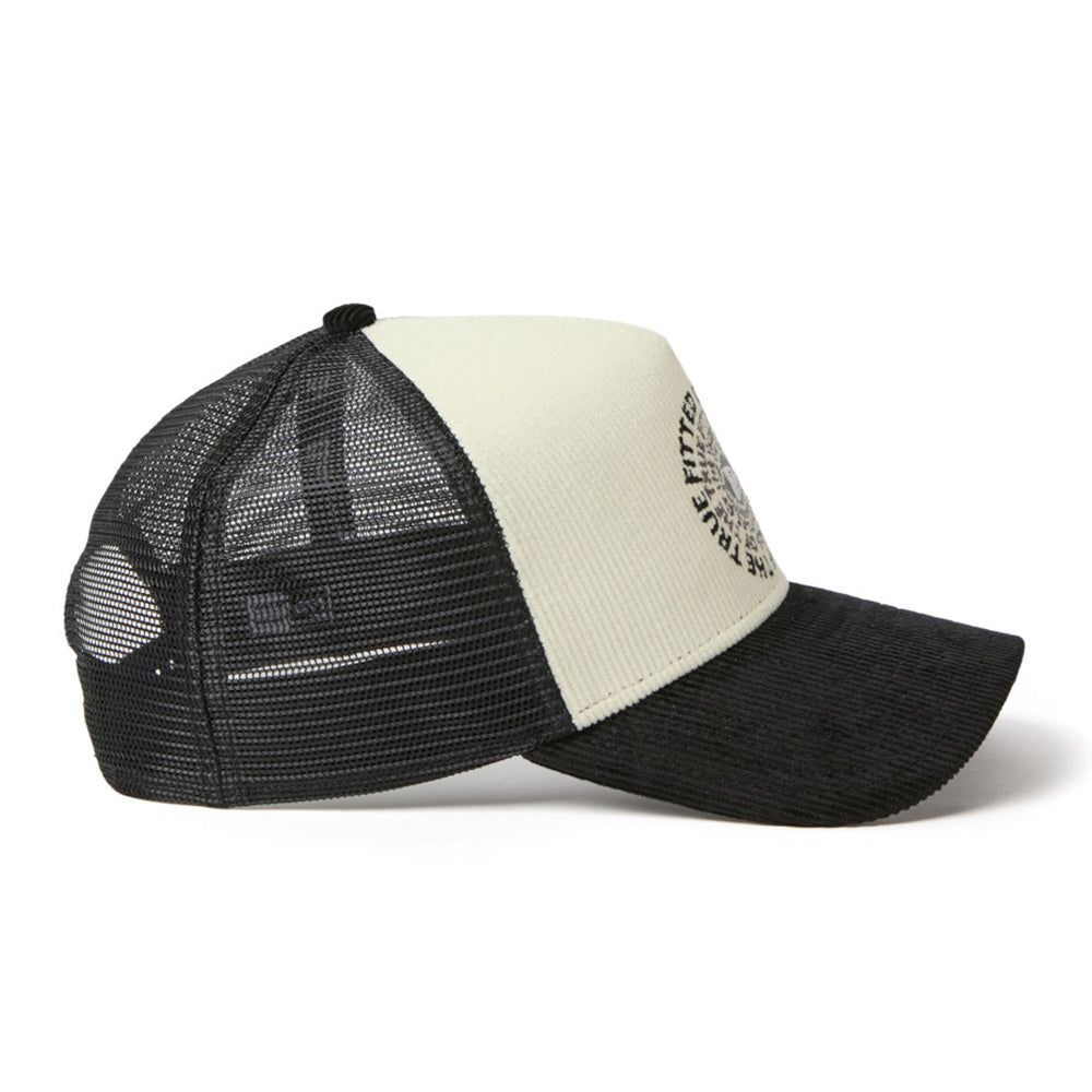 New Era OOTTF Corduroy Black Chrome White 9FORTY A-Frame Trucker Cap
