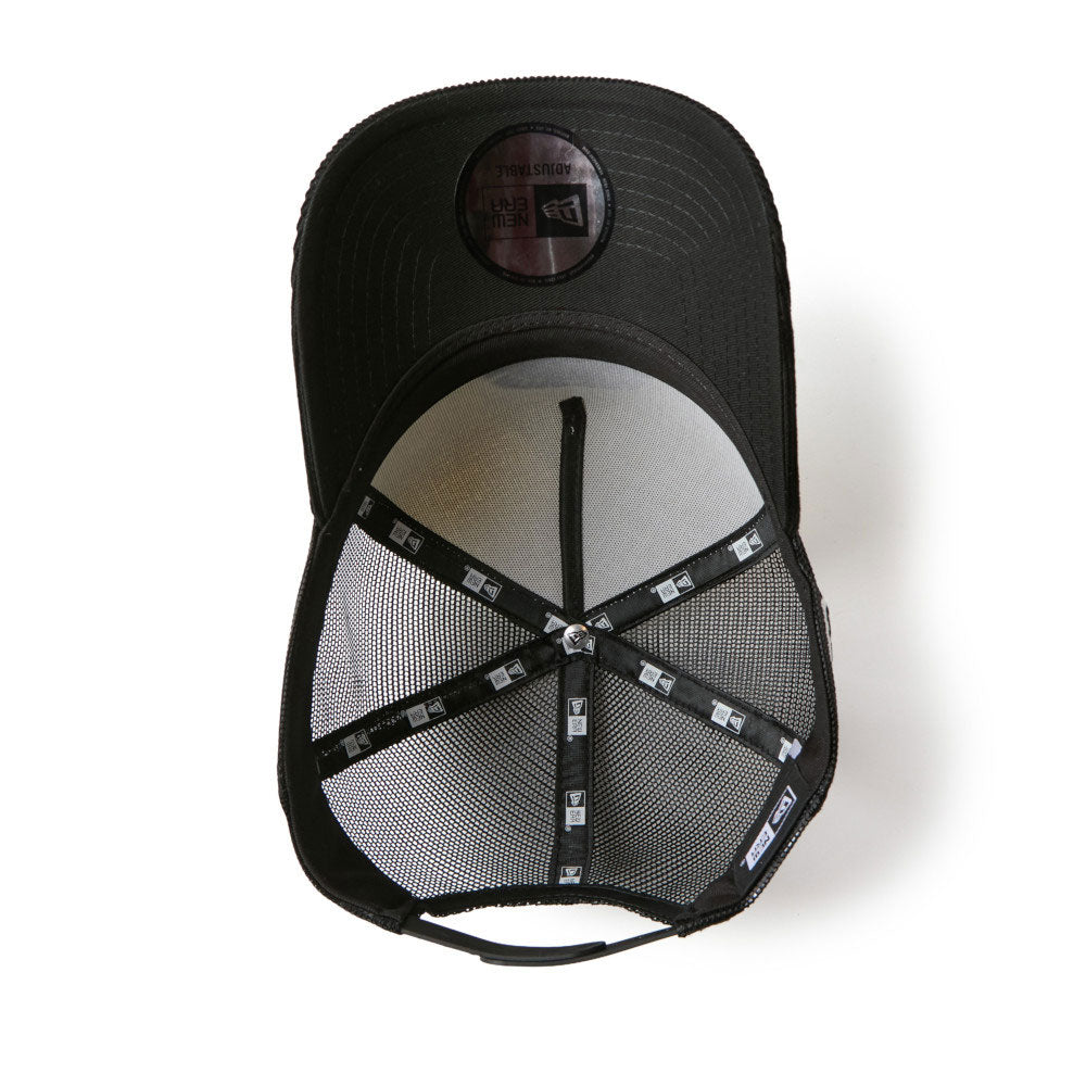 New Era OOTTF Corduroy Black 9FORTY A-Frame Trucker Cap