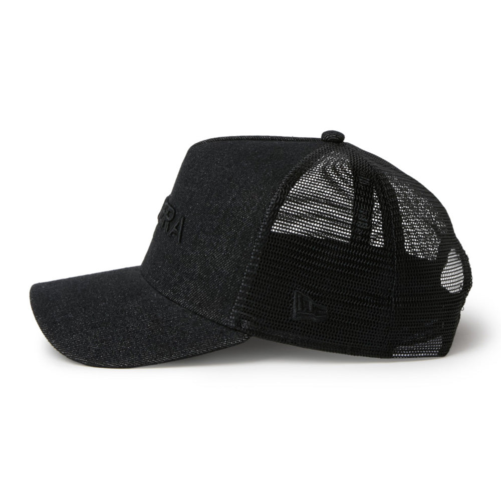 New Era 1920 Denim Black 9FORTY A-Frame Trucker Snapback Cap