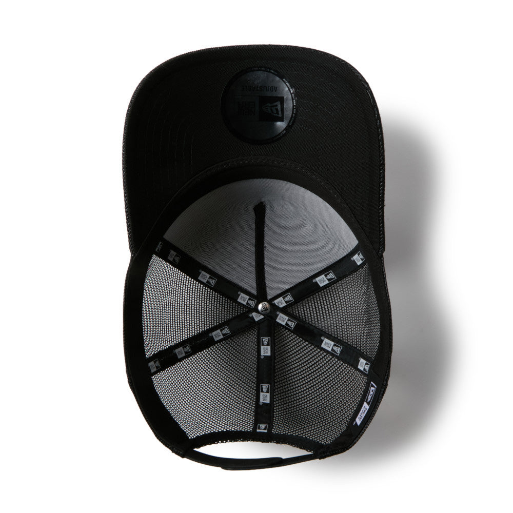 New Era 1920 Denim Black 9FORTY A-Frame Trucker Snapback Cap