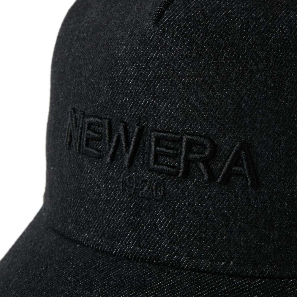 New Era 1920 Denim Black 9FORTY A-Frame Trucker Snapback Cap