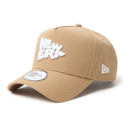 New Era Wordmark Flag Logo Khaki 9FORTY A-Frame Adjustable Cao
