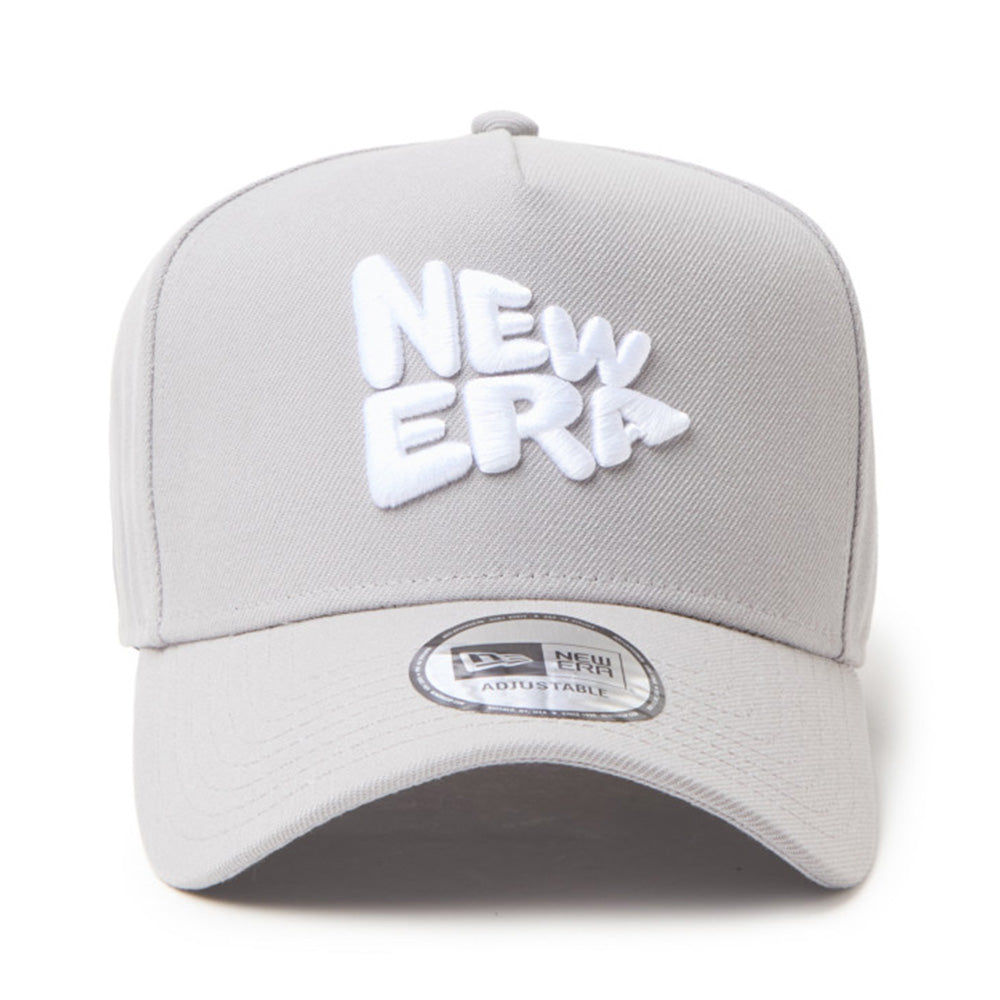 New Era Wordmark Flag Logo Gray 9FORTY A-Frame Adjustable Cao