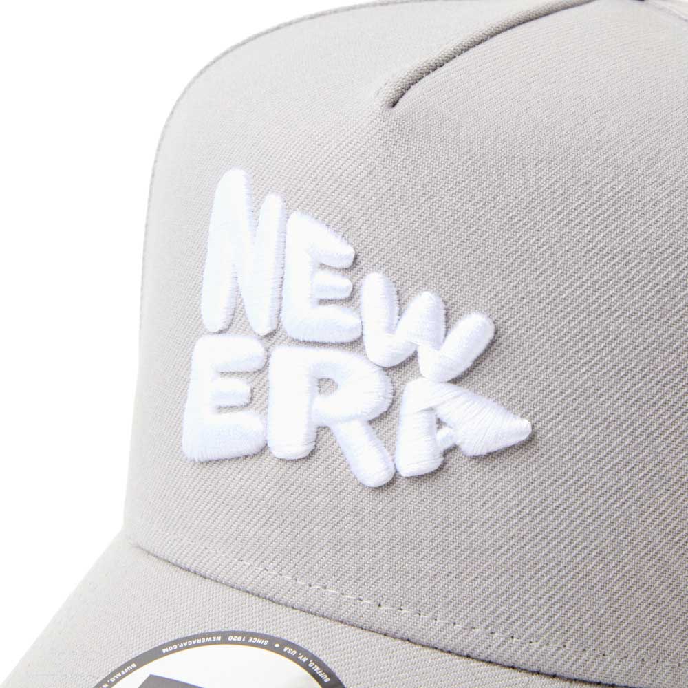 New Era Wordmark Flag Logo Gray 9FORTY A-Frame Adjustable Cao