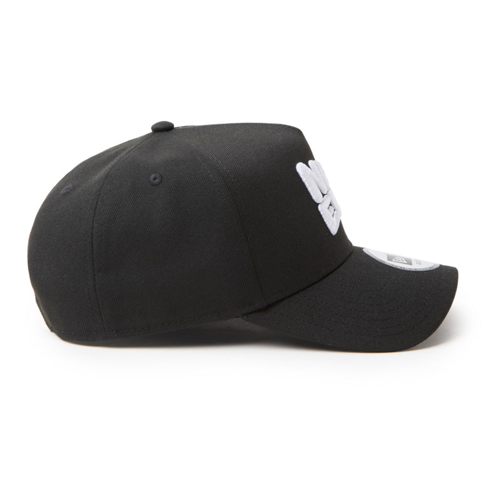 New Era Wordmark Flag Logo Black 9FORTY A-Frame Adjustable Cao