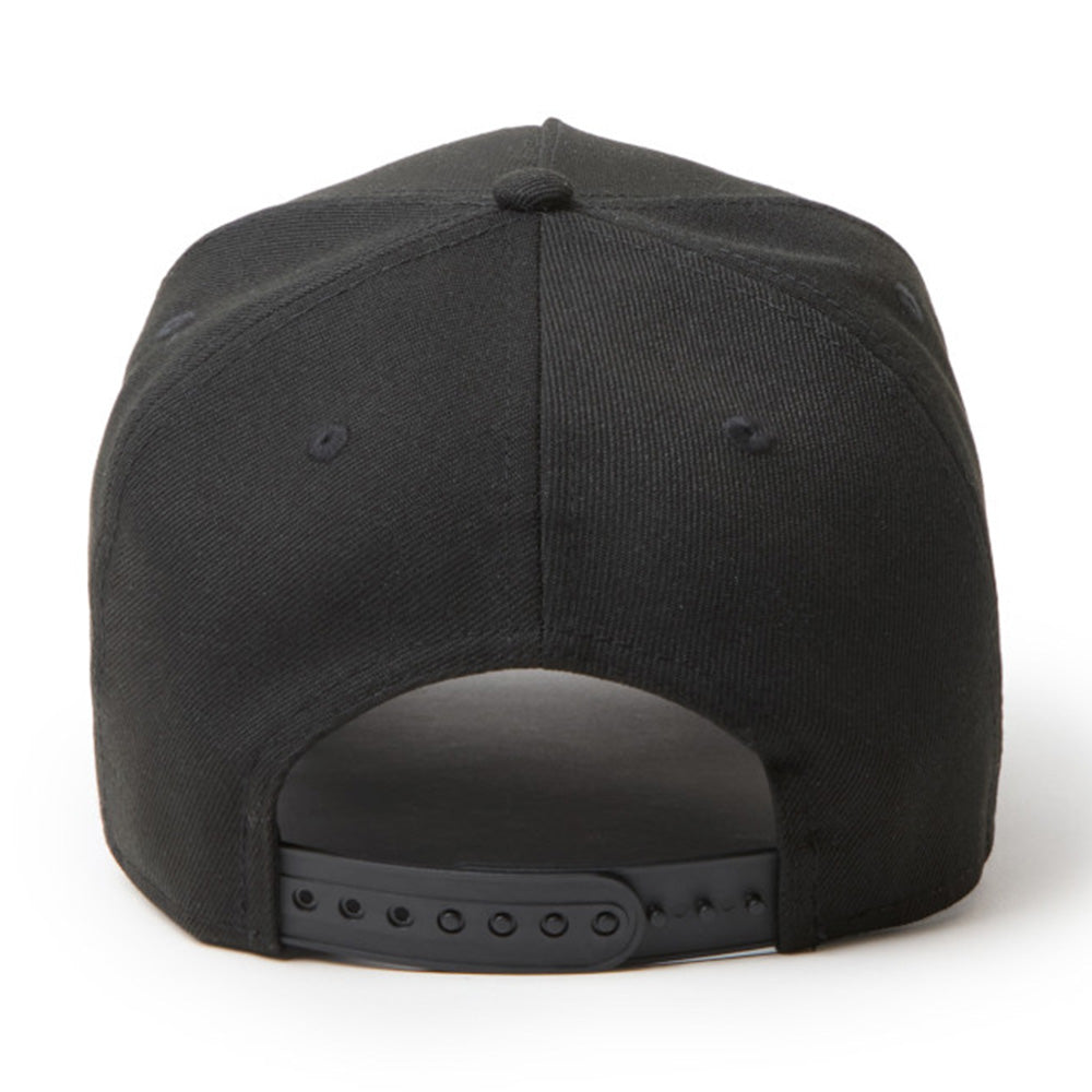New Era Wordmark Flag Logo Black 9FORTY A-Frame Adjustable Cao